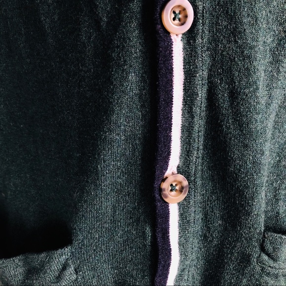 2/$25 ⚡️✨ Vintage Merona Green Cashmere Cardigan Small - Picture 4 of 4
